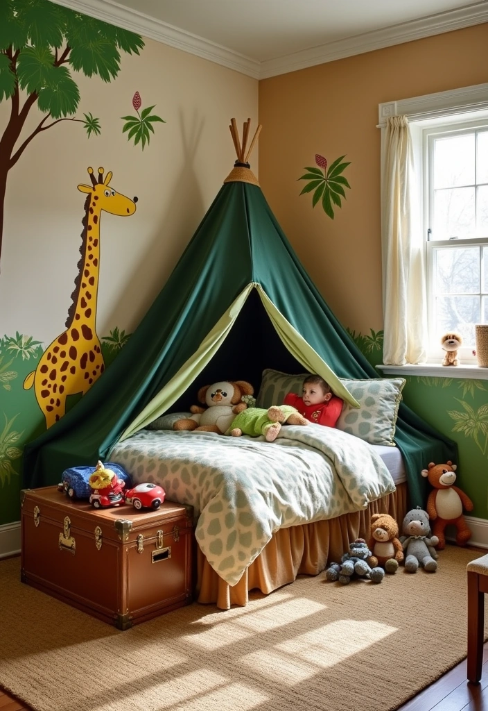 21+ Boys Bedroom Ideas: Fun and Practical - 1. Adventure Awaits: Themed Exploration Room