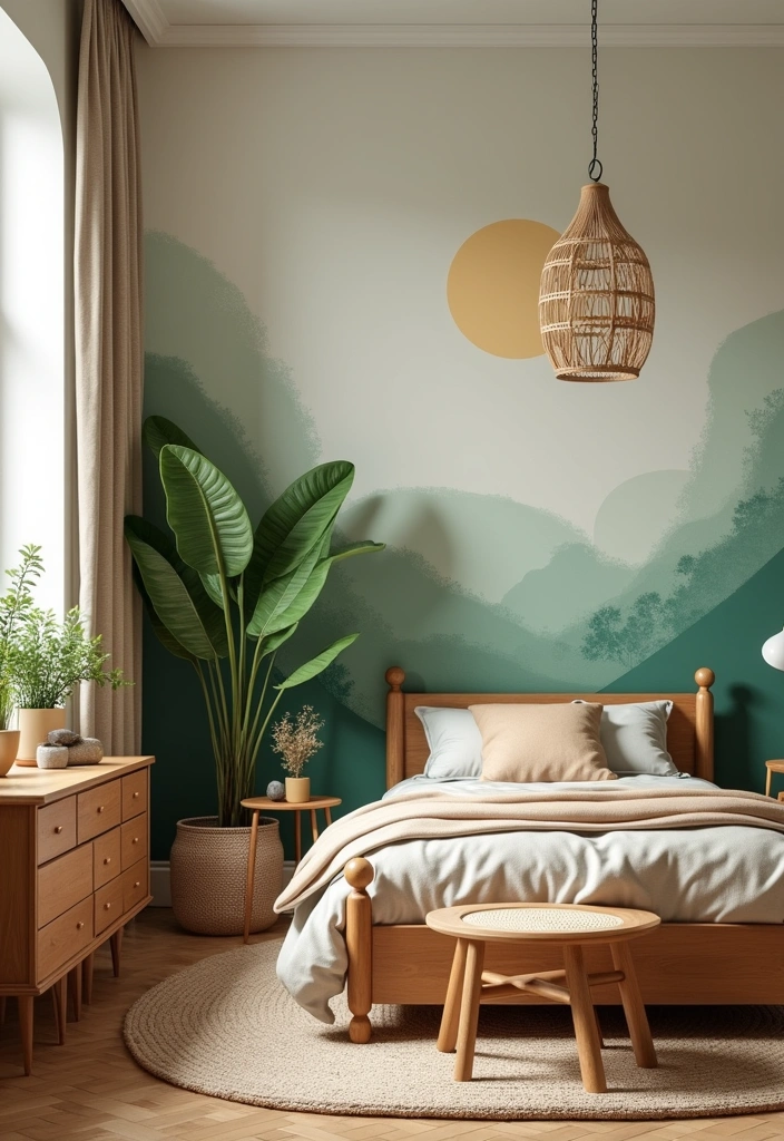 21+ Boys Bedroom Ideas: Fun and Practical - 6. Nature’s Touch: A Calm Oasis