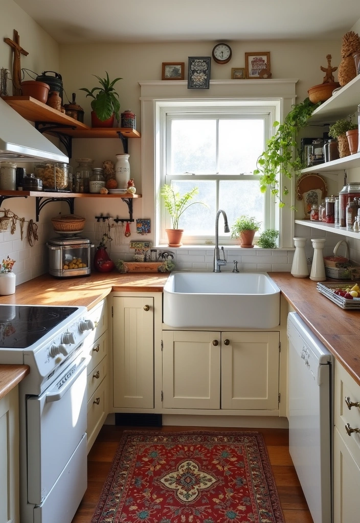21+ Chic Boho Kitchen Ideas - 15. Personal Touches