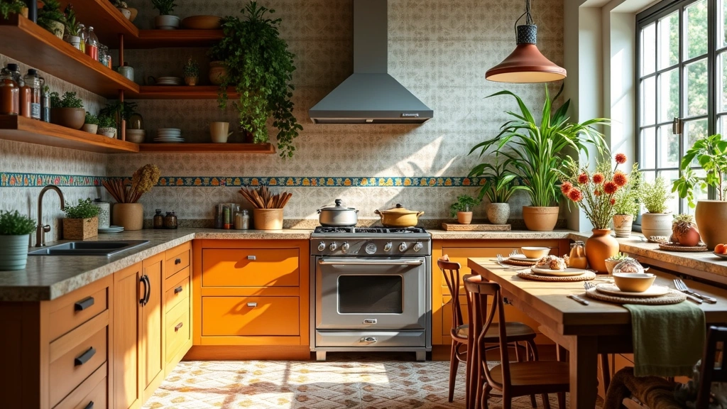 21+ Chic Boho Kitchen Ideas
