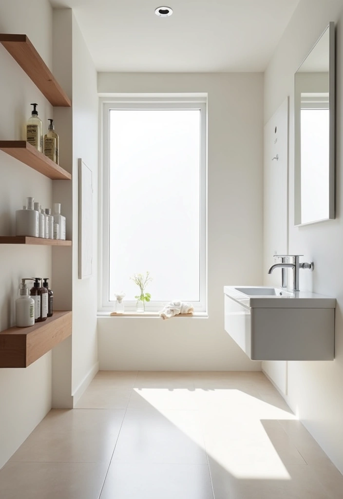 21+ Stylish Modern Bathroom Ideas - 5. Minimalist Design