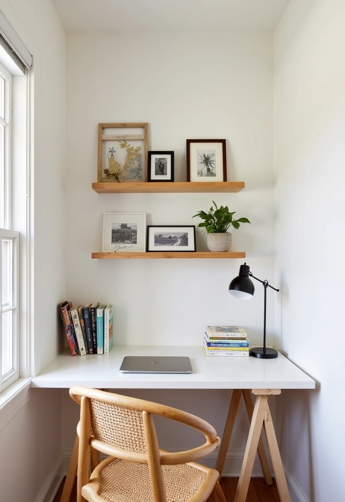 22+ Chic Japandi Home Office Ideas - 10. Personal Touches