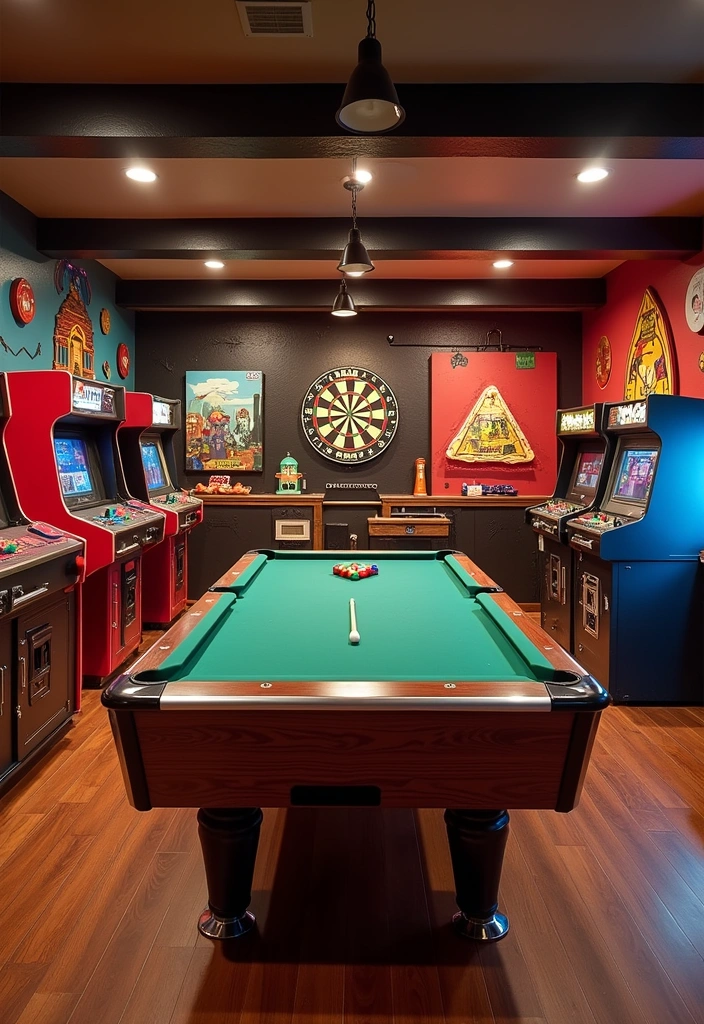 22+ Classy Man Cave Ideas - 6. Game Room Galore