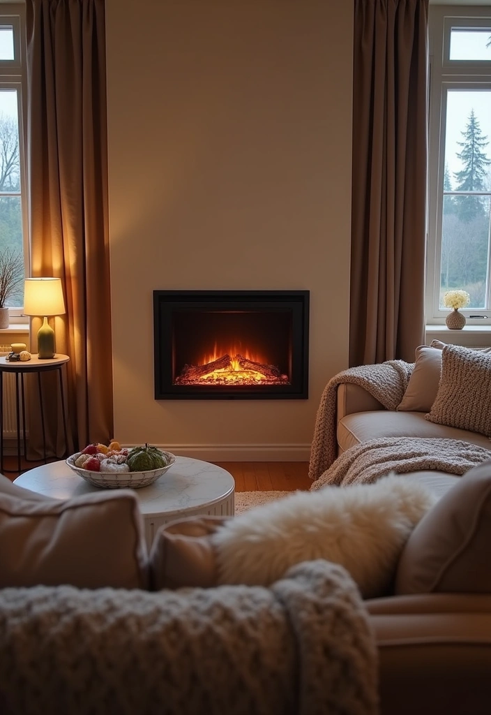 22+ Cozy Living Room Ideas - 21. Cozy Fireplaces