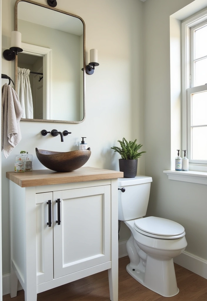 22+ Explore Stunning Small Bathroom Ideas - 11. Unique Fixtures