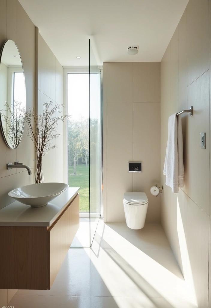 22+ Explore Stunning Small Bathroom Ideas - 13. Open Concept Design
