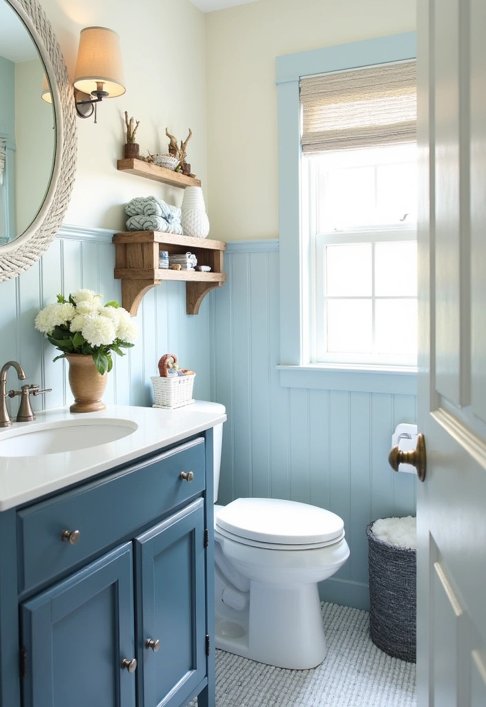 22+ Explore Stunning Small Bathroom Ideas - 16. Nautical Inspiration