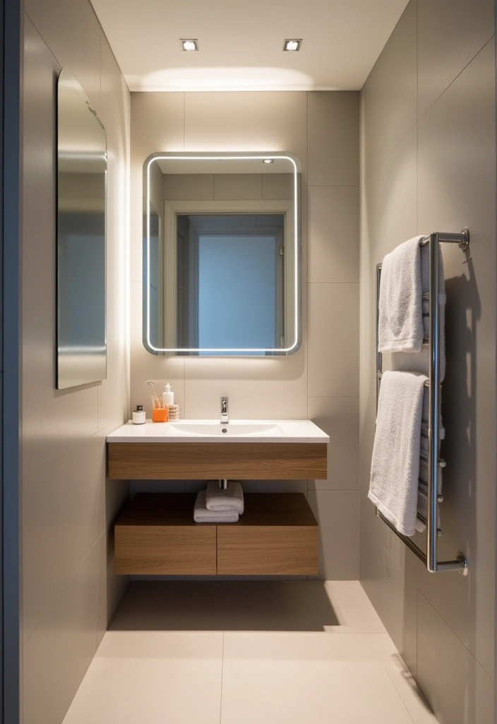 22+ Explore Stunning Small Bathroom Ideas - 19. Smart Technology