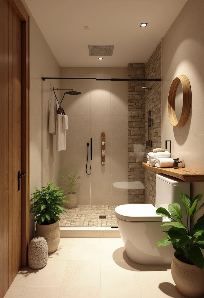 22+ Explore Stunning Small Bathroom Ideas - 4. Spa-Like Sanctuary