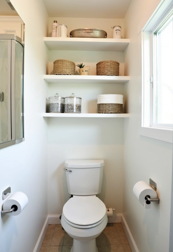 22+ Explore Stunning Small Bathroom Ideas - 6. Clever Storage Solutions