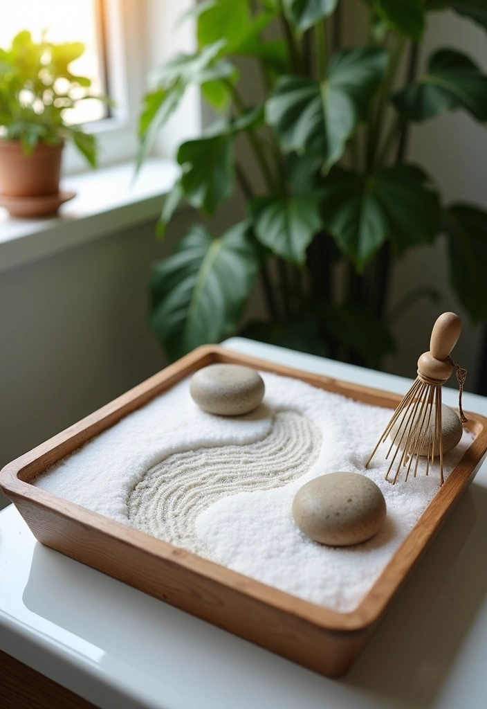 22+ Japanese Style Bathroom Ideas - 2. Zen Garden Elements