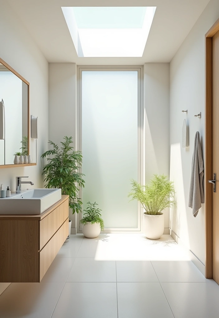 22+ Japanese Style Bathroom Ideas - 4. Natural Light Optimization