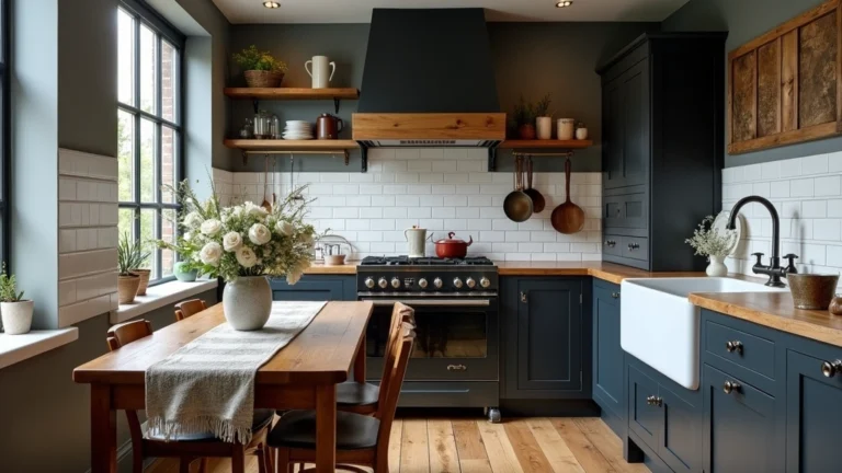 22+ Moody Farmhouse Kitchen Ideas