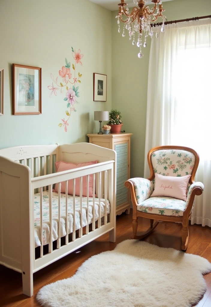 22+ Nature-Inspired Nursery Ideas - 12. Vintage Charm