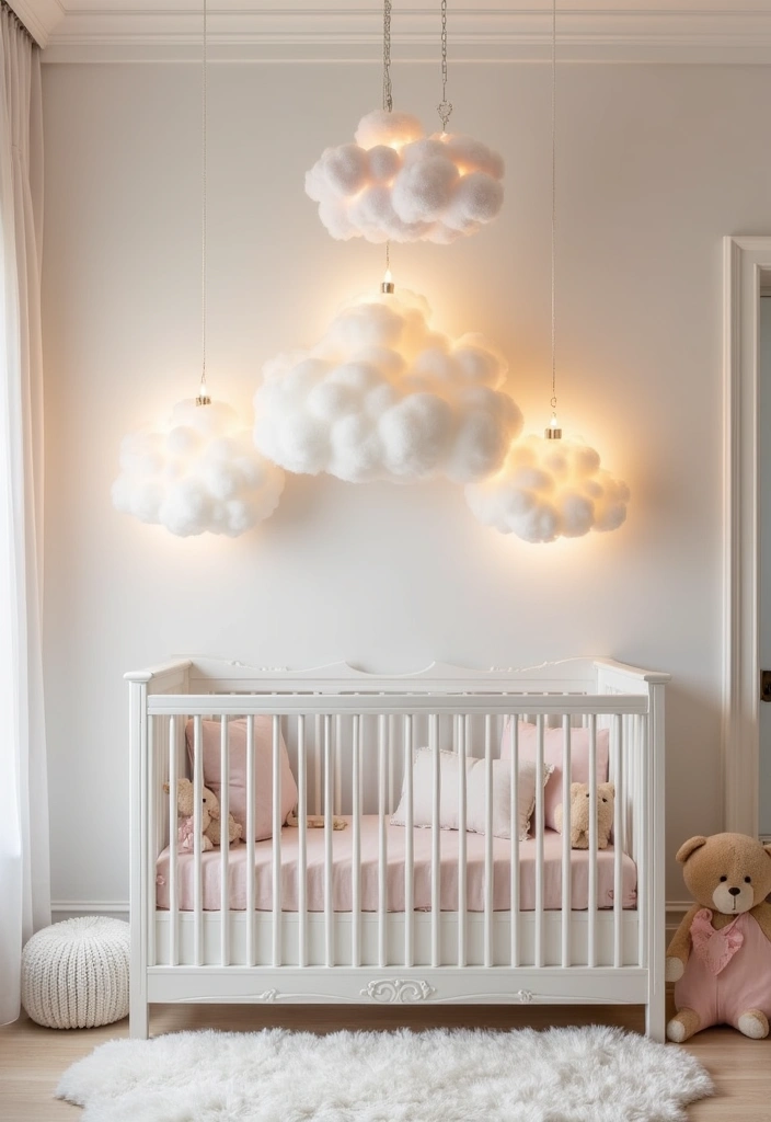 22+ Nature-Inspired Nursery Ideas - 13. Ethereal Clouds