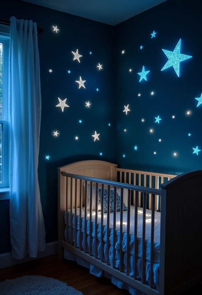 22+ Nature-Inspired Nursery Ideas - 15. Twinkling Stars