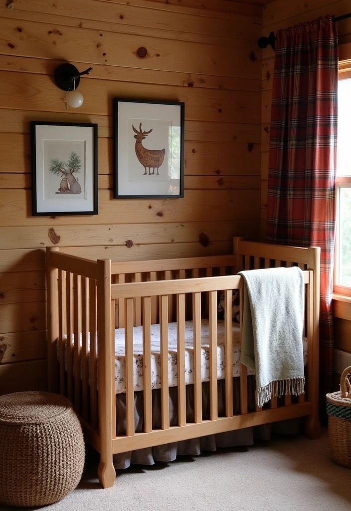 22+ Nature-Inspired Nursery Ideas - 21. Cozy Cabin