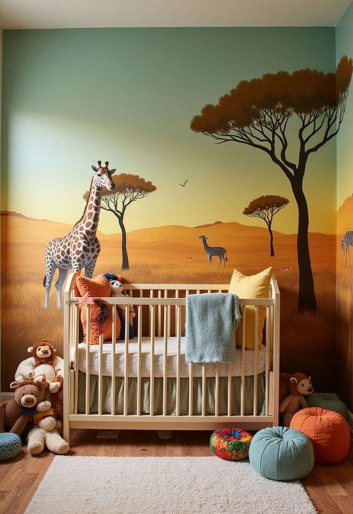 22+ Nature-Inspired Nursery Ideas - 6. Safari Adventure