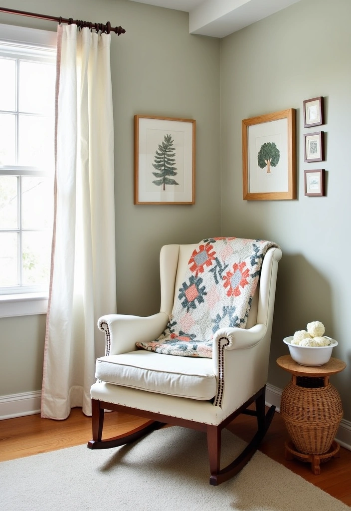 22+ Neutral Nursery Ideas: Embrace Soft Colors for Your Baby Room - 19. Incorporating Family Heirlooms