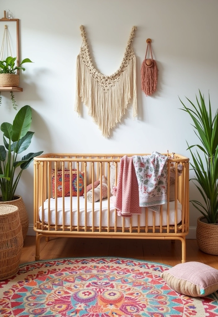 22+ Neutral Nursery Ideas: Embrace Soft Colors for Your Baby Room - 5. Boho-Inspired Details