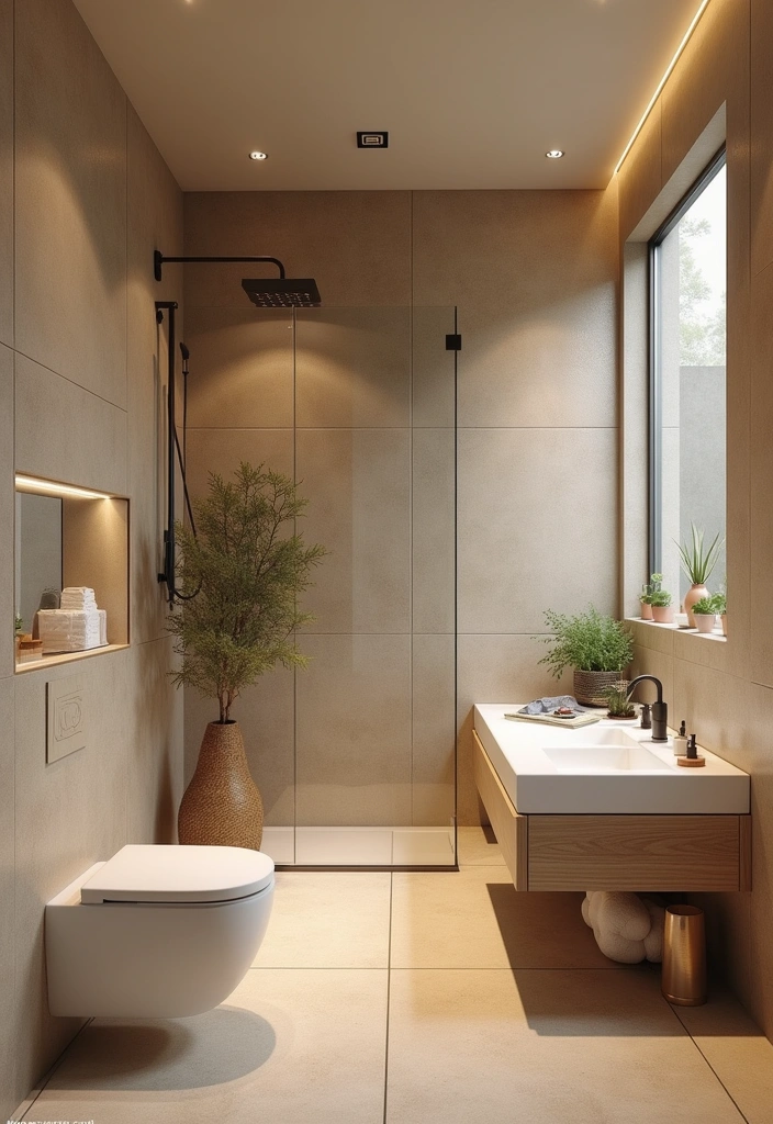 23+ Bathroom Tile Ideas to Transform Your Space - 15. Eco-Friendly Tiles