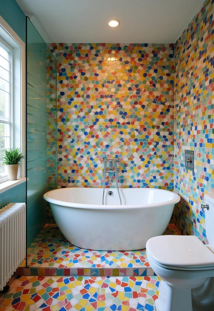 23+ Bathroom Tile Ideas to Transform Your Space - 5. Mosaic Tiles