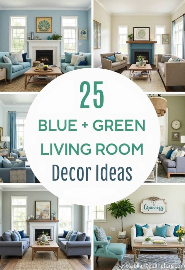 23+ Blue and Green Living Room Ideas - Conclusion