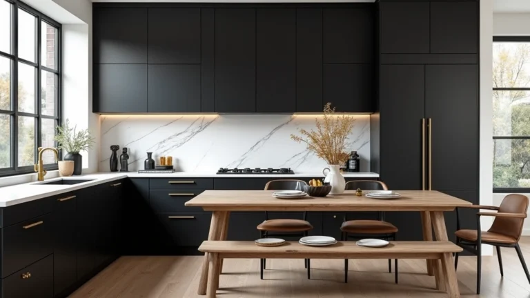 23+ Chic Black Kitchen Cabinet Ideas