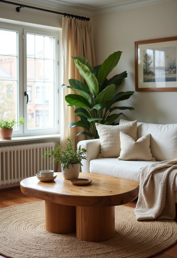 23+ Earthy Living Room Ideas - 10. Sustainable Materials
