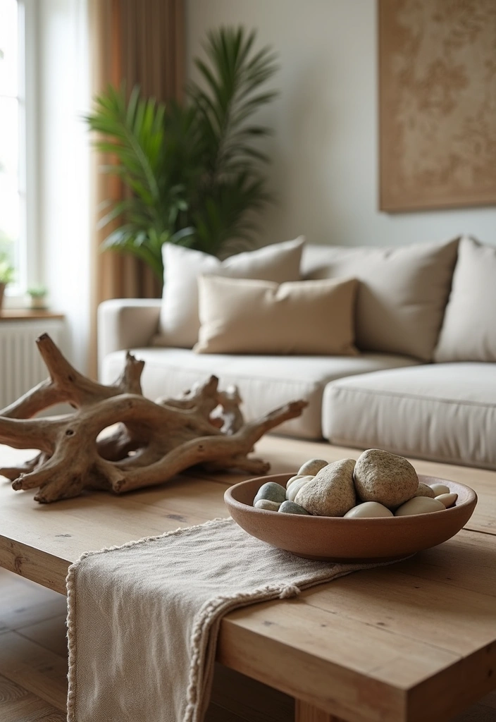 23+ Earthy Living Room Ideas - 9. Earth-Inspired Decor