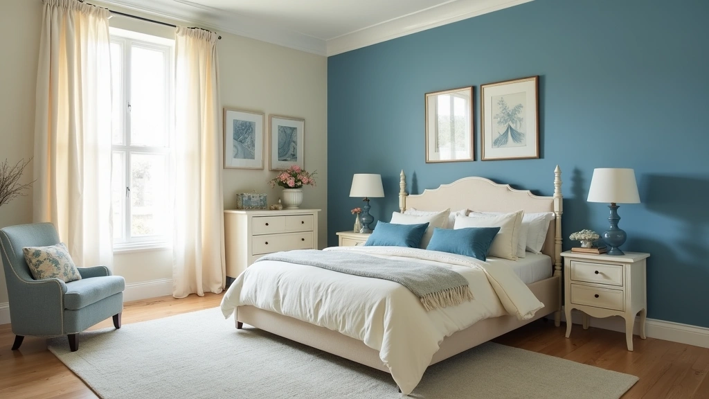 23+ Fresh Elegant Blue and Cream Bedroom Ideas