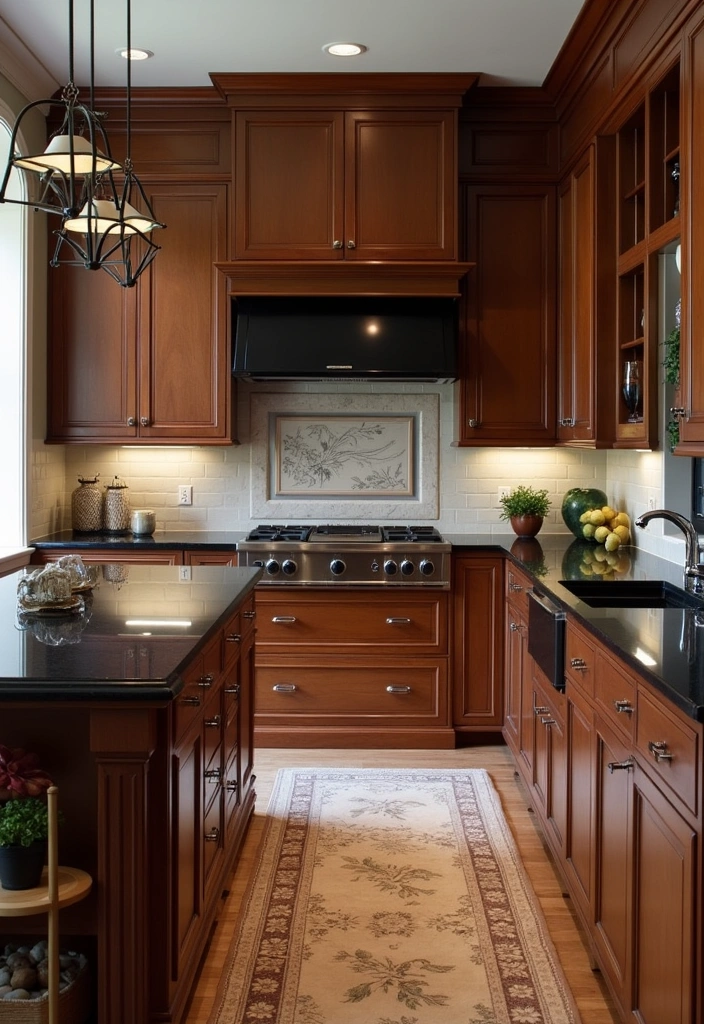 23+ Kitchens With Black Worktops for a Modern Look Ideas - 14. Timeless Classic