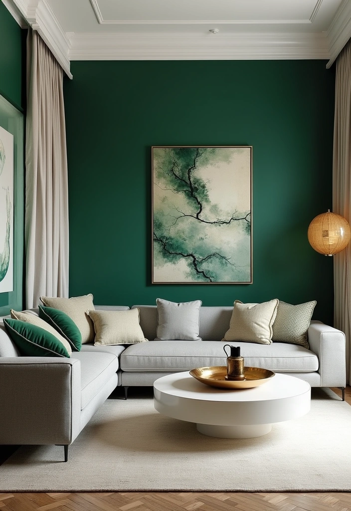 23+ Luxury Living Room Ideas - 4. Bold Color Choices