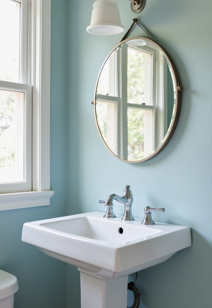 23+ Powder Room Ideas For Small Space - 10. Functional Mirrors