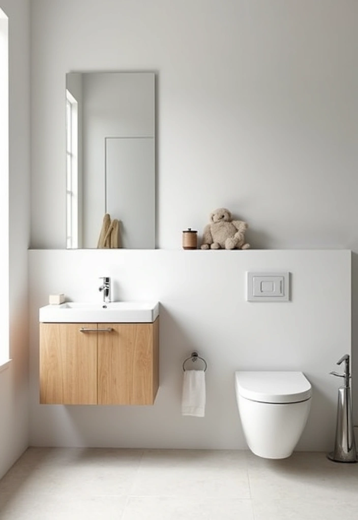 24+ Earthy Bathroom Ideas - 9. Minimalist Design