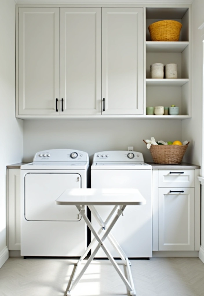 24+ Laundry Room Ideas to Elevate Your Home Decor - 2. Minimalist Organization