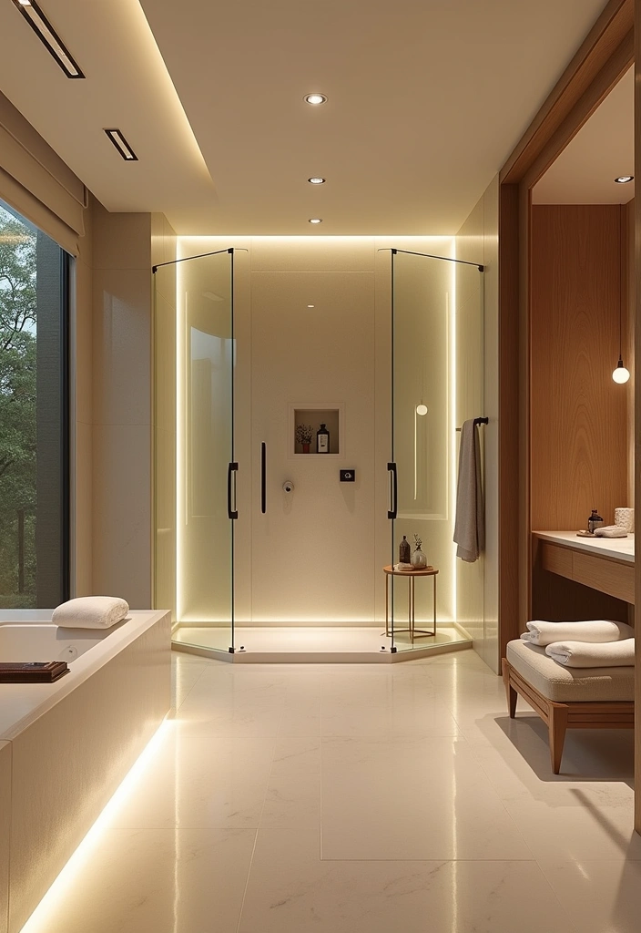 24+ Organic Modern Bathroom Ideas - 21. Personal Spa Elements