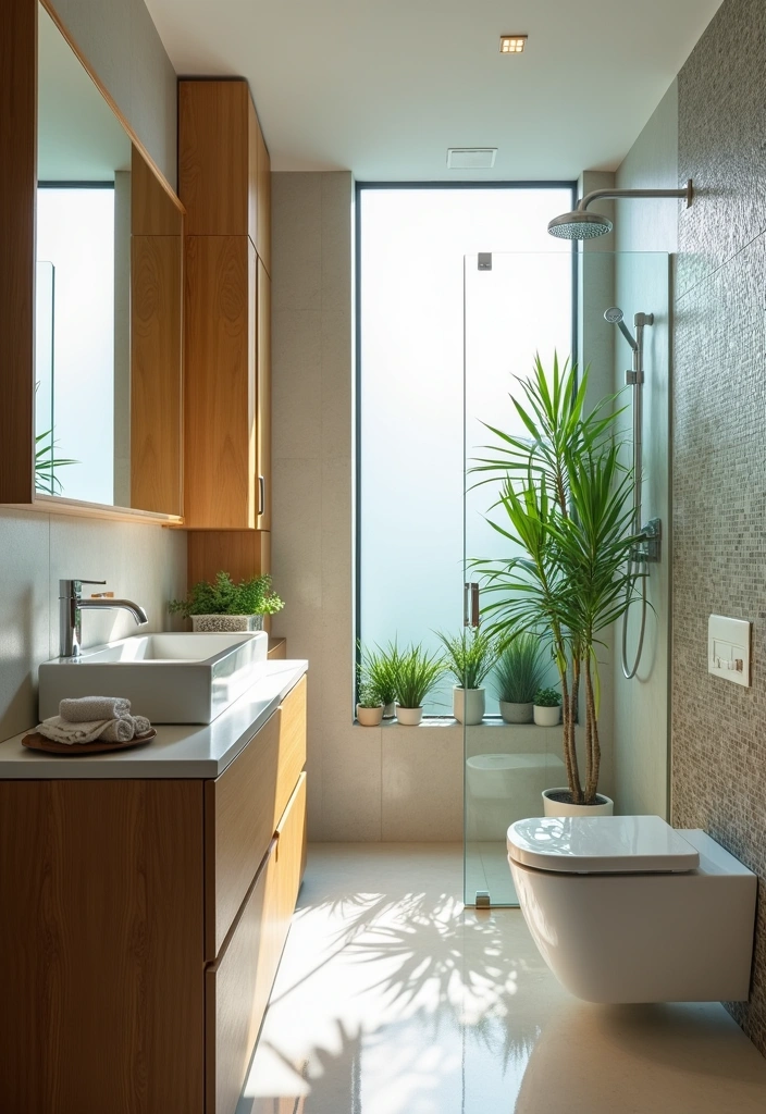 24+ Organic Modern Bathroom Ideas - 5. Sustainable Materials