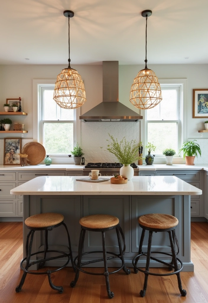 24+ Perfect Kitchen Island Inspiring Ideas - 23. Personal Touches