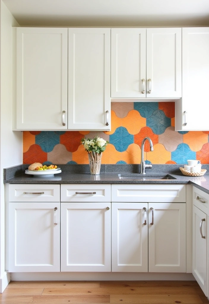 24+ Small Kitchen Ideas to Maximize Style and Functionality - 6. Statement Backsplashes