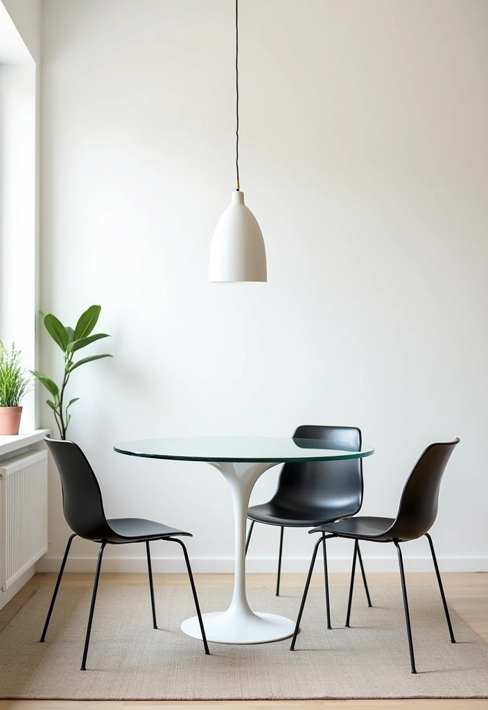 24+ Stylish Dining Room Ideas - 1. Modern Minimalist Elegance