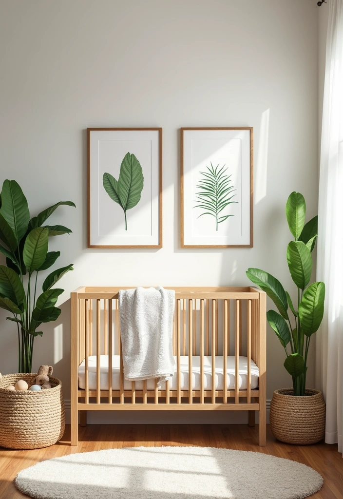 25+ Boho Nursery Ideas: Create a Dreamy Baby Room - 11. Nature-Inspired Decor