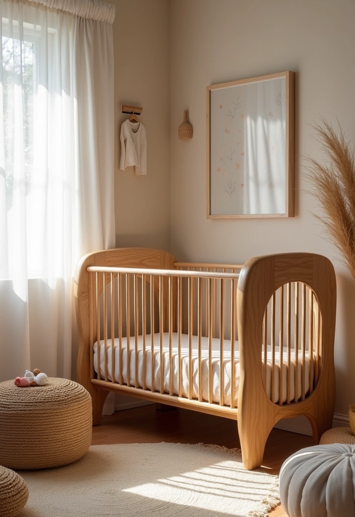 25+ Boho Nursery Ideas: Create a Dreamy Baby Room - 14. Unique Crib Designs