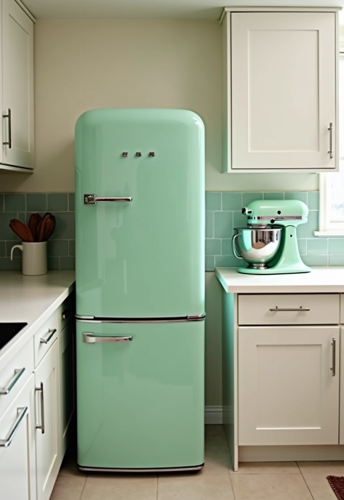 25+ Green Kitchen Ideas [Sage, Olive & More] - 8. Green Appliances