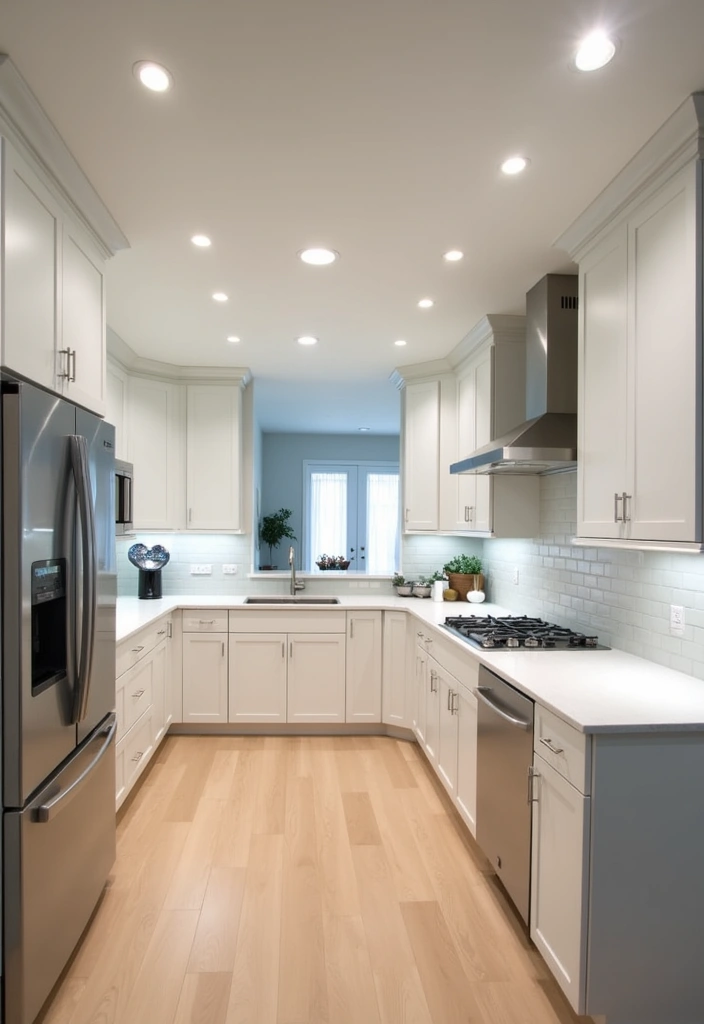 25+ Kitchen Lighting Ideas to Brighten Your Space - 2. Recessed Lighting for a Sleek Finish