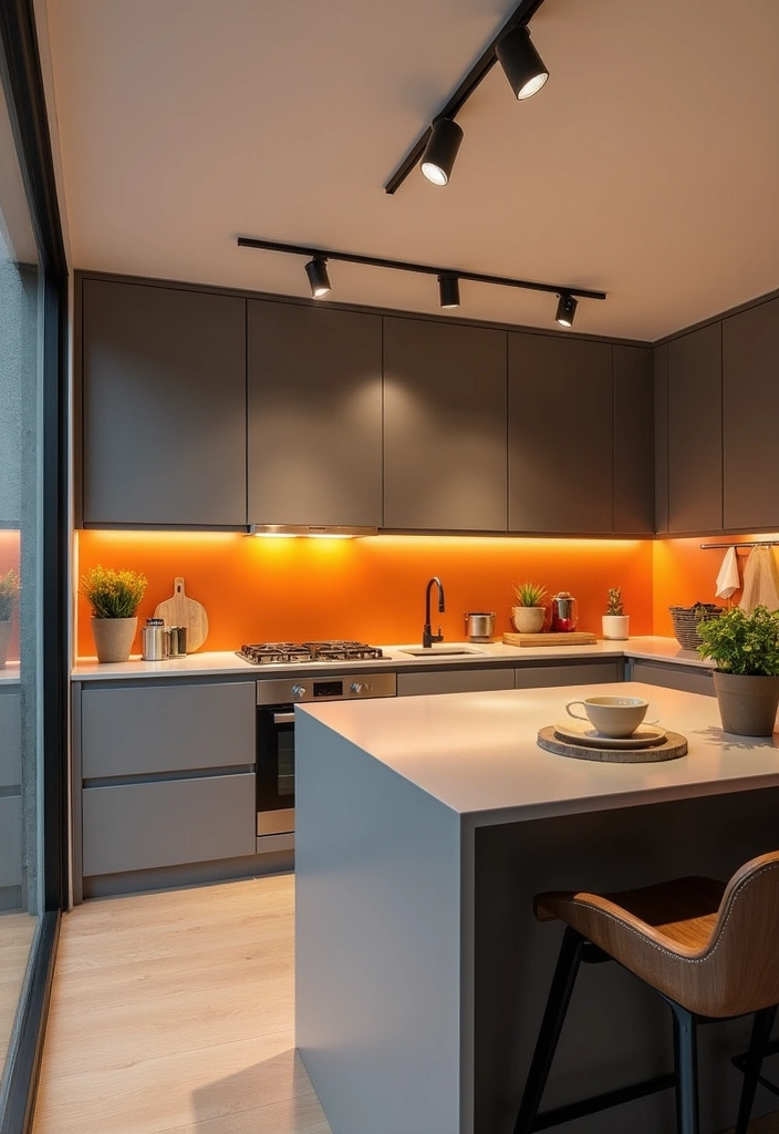 25+ Kitchen Lighting Ideas to Brighten Your Space - 5. Track Lighting for Versatility