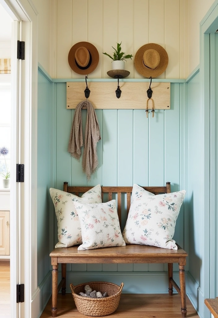 25+ Mudroom Ideas That Are Stylish and Functional - 1. Cozy Cottage Vibes