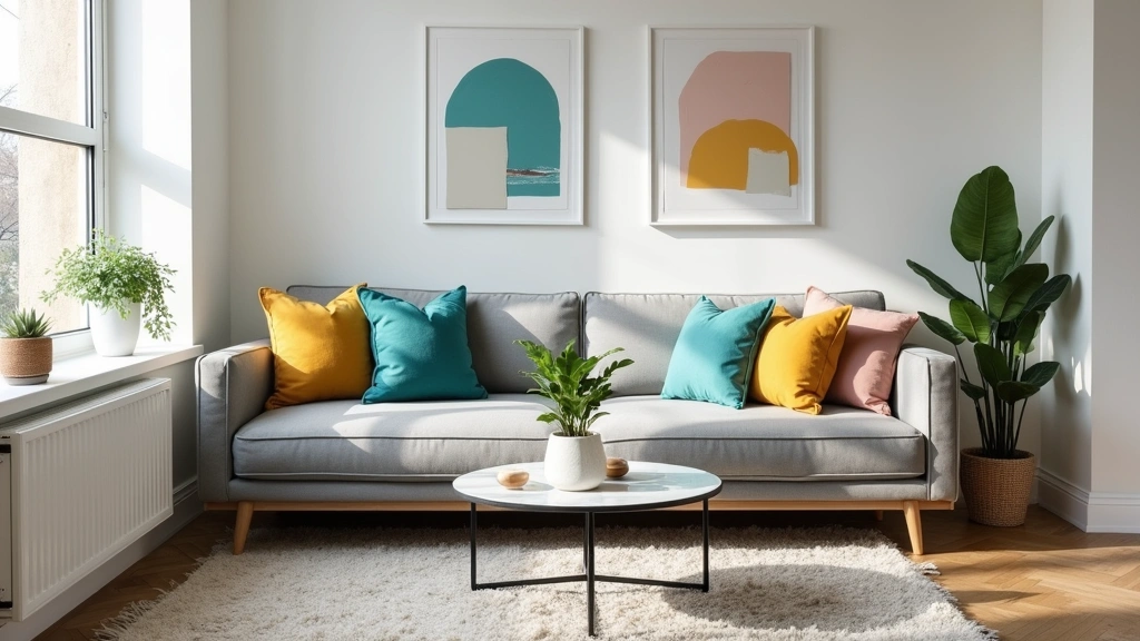 26+ Chic Living Room Ideas Around a Grey Sofa