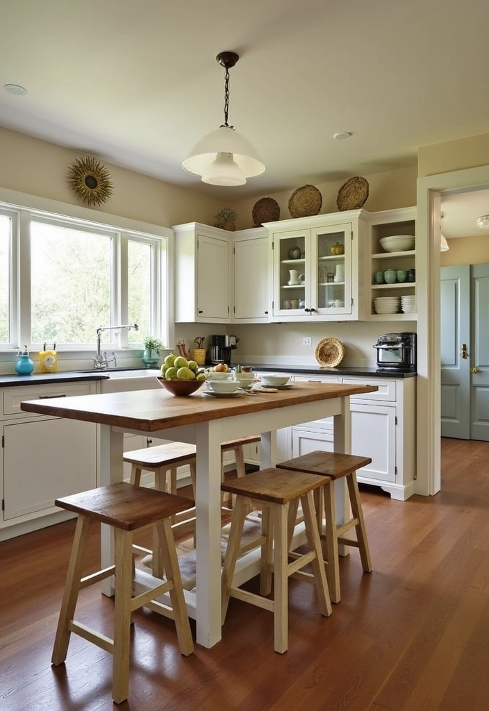 26+ Cottage Kitchen Ideas to Inspire Rustic Charm - 17. Country-Style Furniture