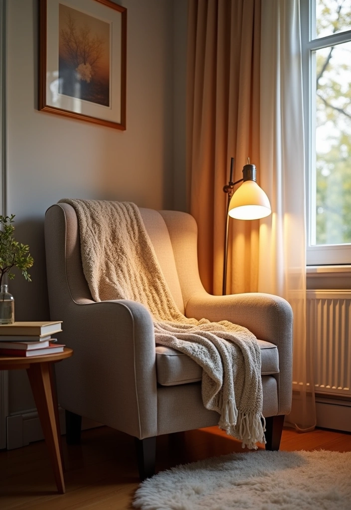 26+ Cozy Country-Themed Bedroom Ideas - 5. Cozy Nooks and Reading Corners